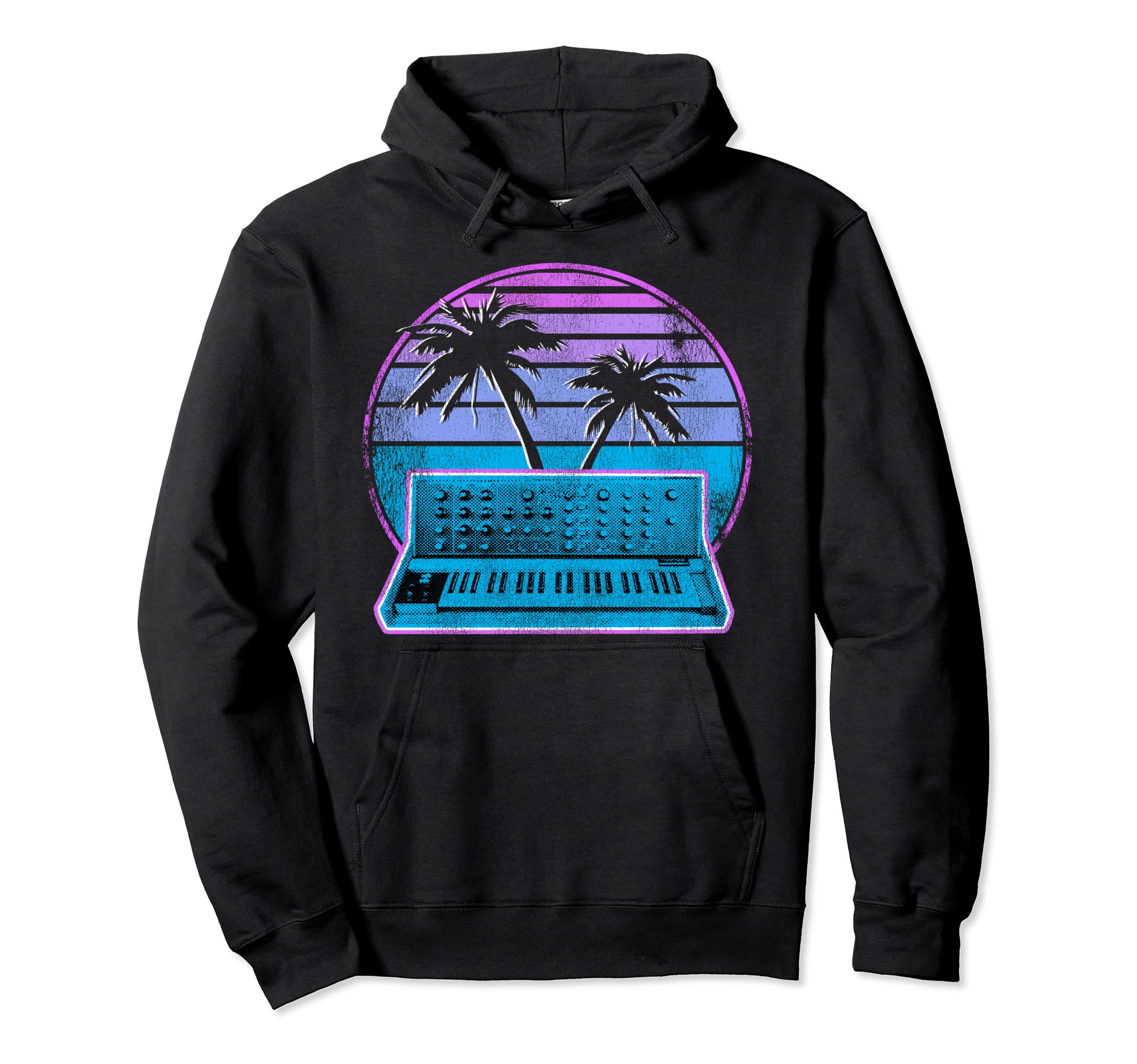 Synthwave Retrowave Pastel Goth Analog Hoodie - Graphic Print for Adults - T-Shirt, Sweatshirt, Hoodie