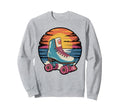 Colorful Roller Skate Lineup Sweatshirt - Unique Graphic for Adults - T-Shirt, Sweatshirt, Hoodie