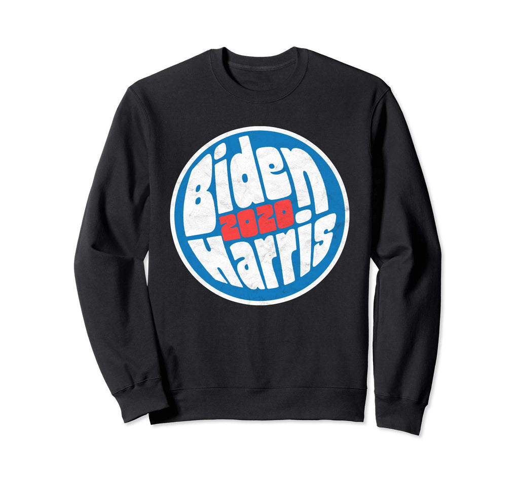 Biden Harris 2020 70S Distressed Sweatshirt - Minimalist Print Men Women - T-Shirt, Sweatshirt, Hoodie