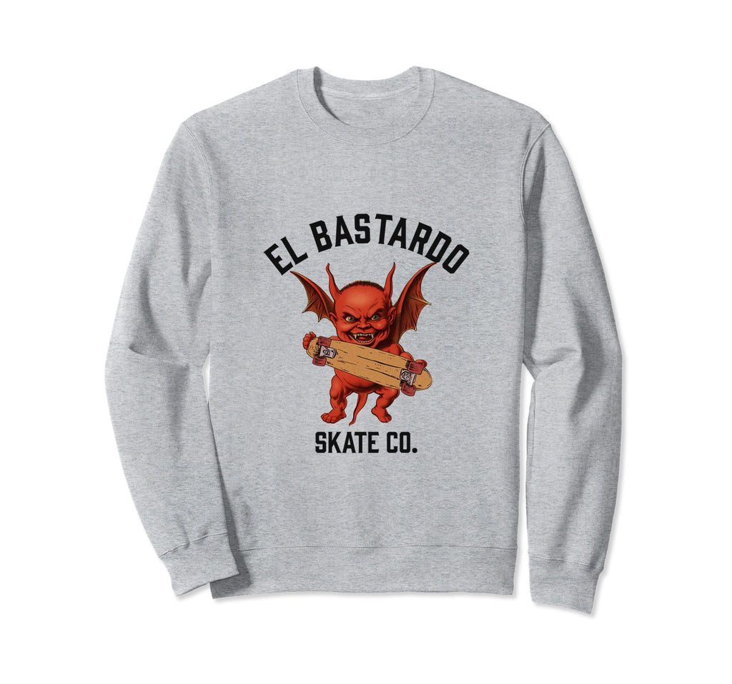 El Bastardo Devil Skate Co Roller Sweatshirt - Fun Novelty Design Unisex - T-Shirt, Sweatshirt, Hoodie