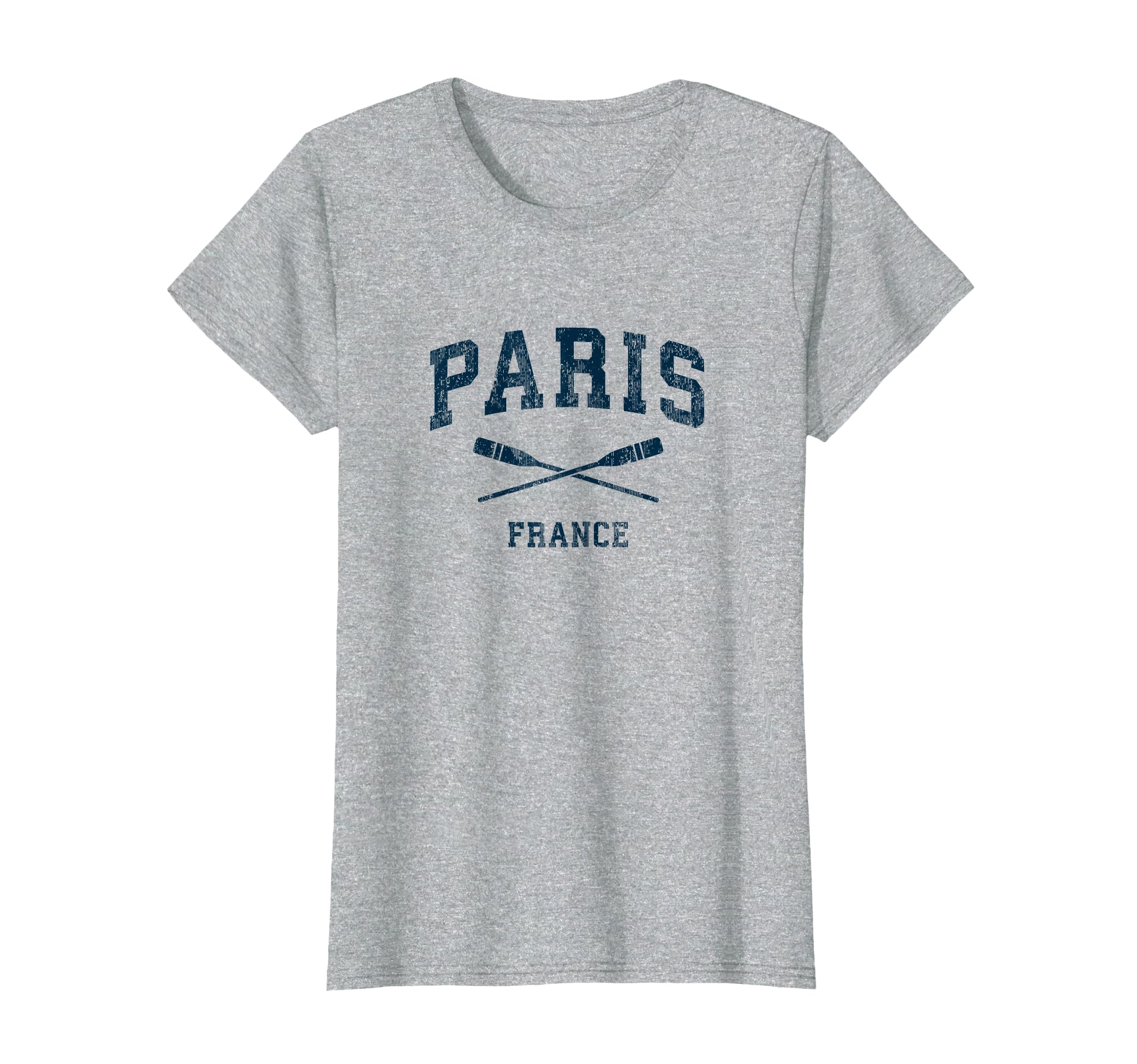 Paris France Nautical Paddles Sports T-Shirt - Unique Graphic Men Women - T-Shirt, Sweatshirt, Hoodie