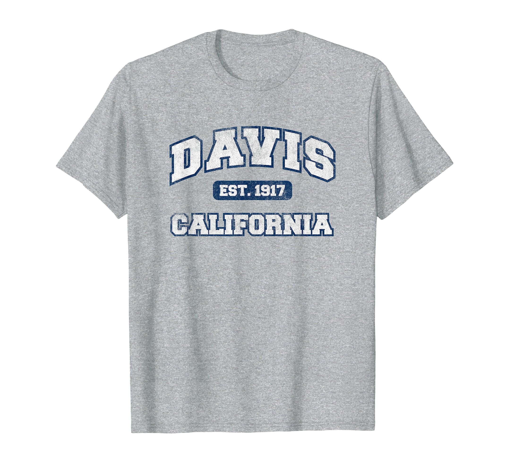 Davis California Varsity T-Shirt - Unique Graphic for Adults - T-Shirt, Sweatshirt, Hoodie