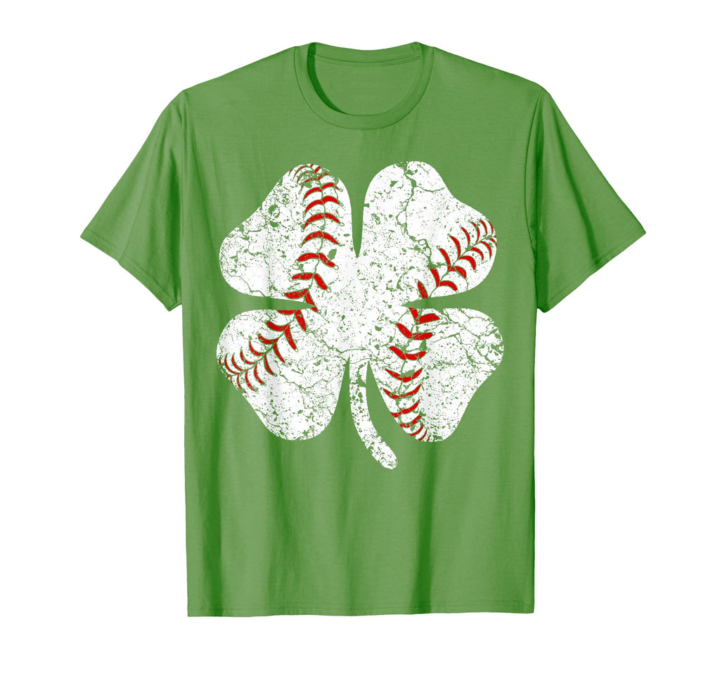 Baseball St Patricks Day Shamrock T-Shirt - Casual Everyday Wear Unisex - T-Shirt, Sweatshirt, Hoodie