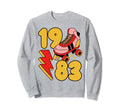 1983 Roller Skate 80S Nostalgia Sweatshirt - Custom Art Print for Adults - T-Shirt, Sweatshirt, Hoodie