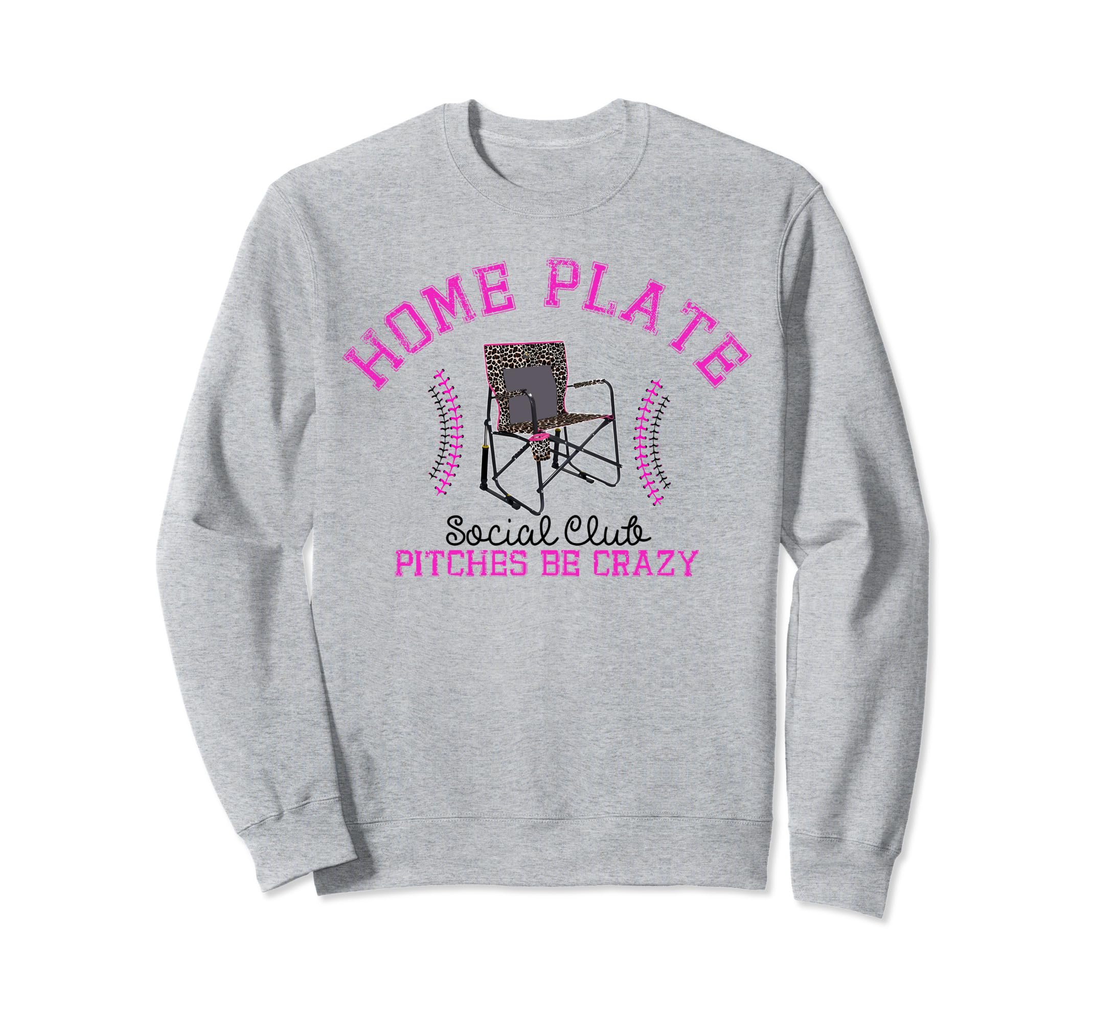 Home Plate Social Club Homeplate Sweatshirt - Minimalist Print for Adults - T-Shirt, Sweatshirt, Hoodie