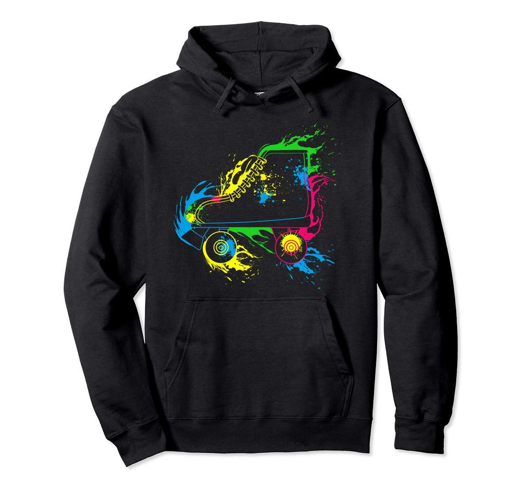 Colourful Roller Skates Hoodie - Casual Everyday Wear Unisex - T-Shirt, Sweatshirt, Hoodie