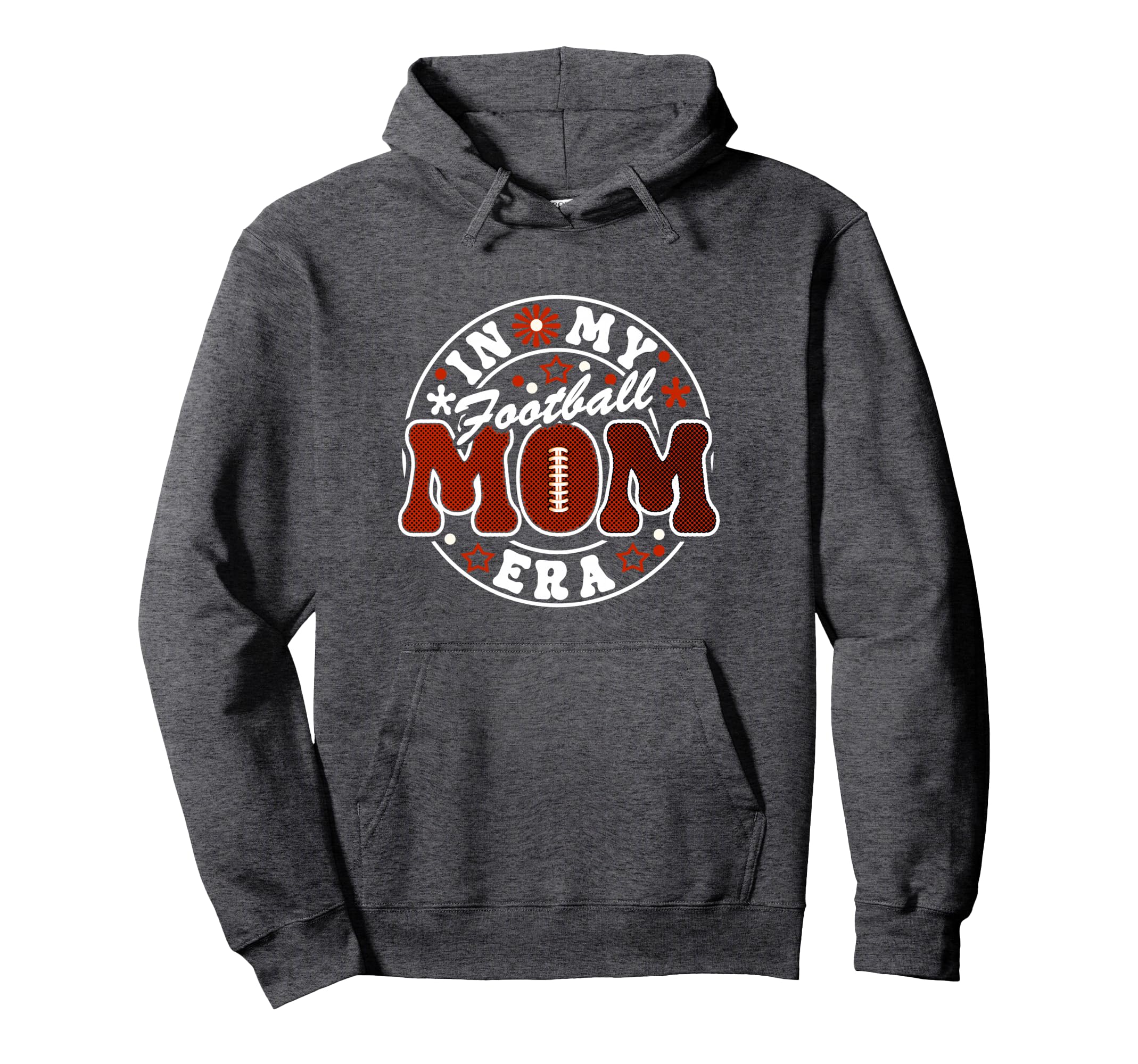 Football Mom Era Mothers Football Player Hoodie - Trendy Graphic for Adults - T-Shirt, Sweatshirt, Hoodie
