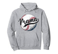Baseball Mama Mothers Day Baseball Hoodie - Casual Everyday Wear Men Women - T-Shirt, Sweatshirt, Hoodie