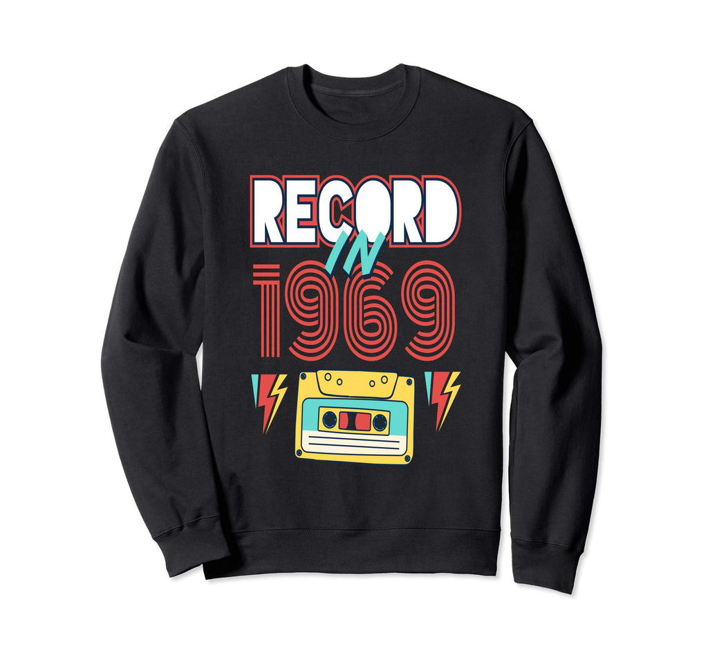 Gift 51 Year Old Cassette Tape 1969 Sweatshirt - Minimalist Print Unisex - T-Shirt, Sweatshirt, Hoodie