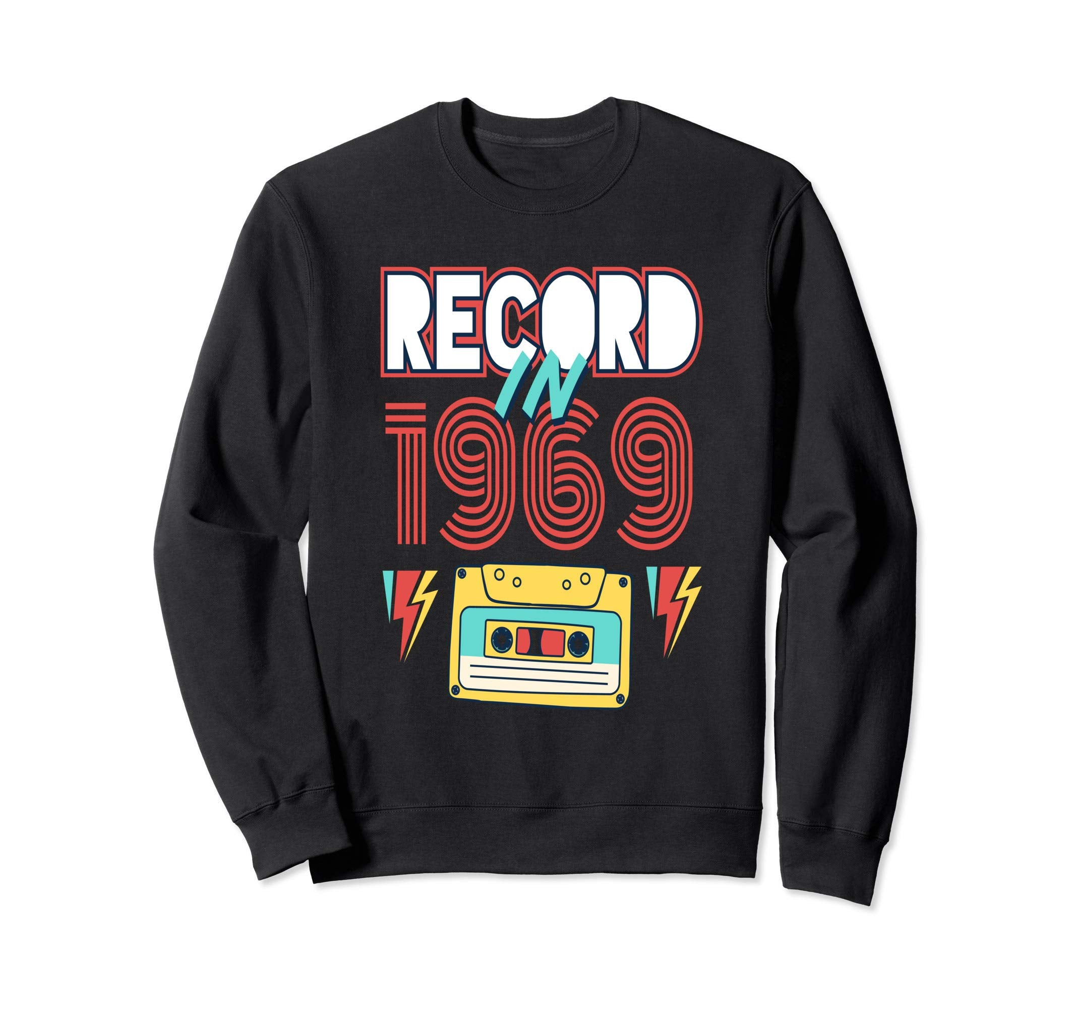 Gift 51 Year Old Cassette Tape 1969 Sweatshirt - Minimalist Print Unisex - T-Shirt, Sweatshirt, Hoodie