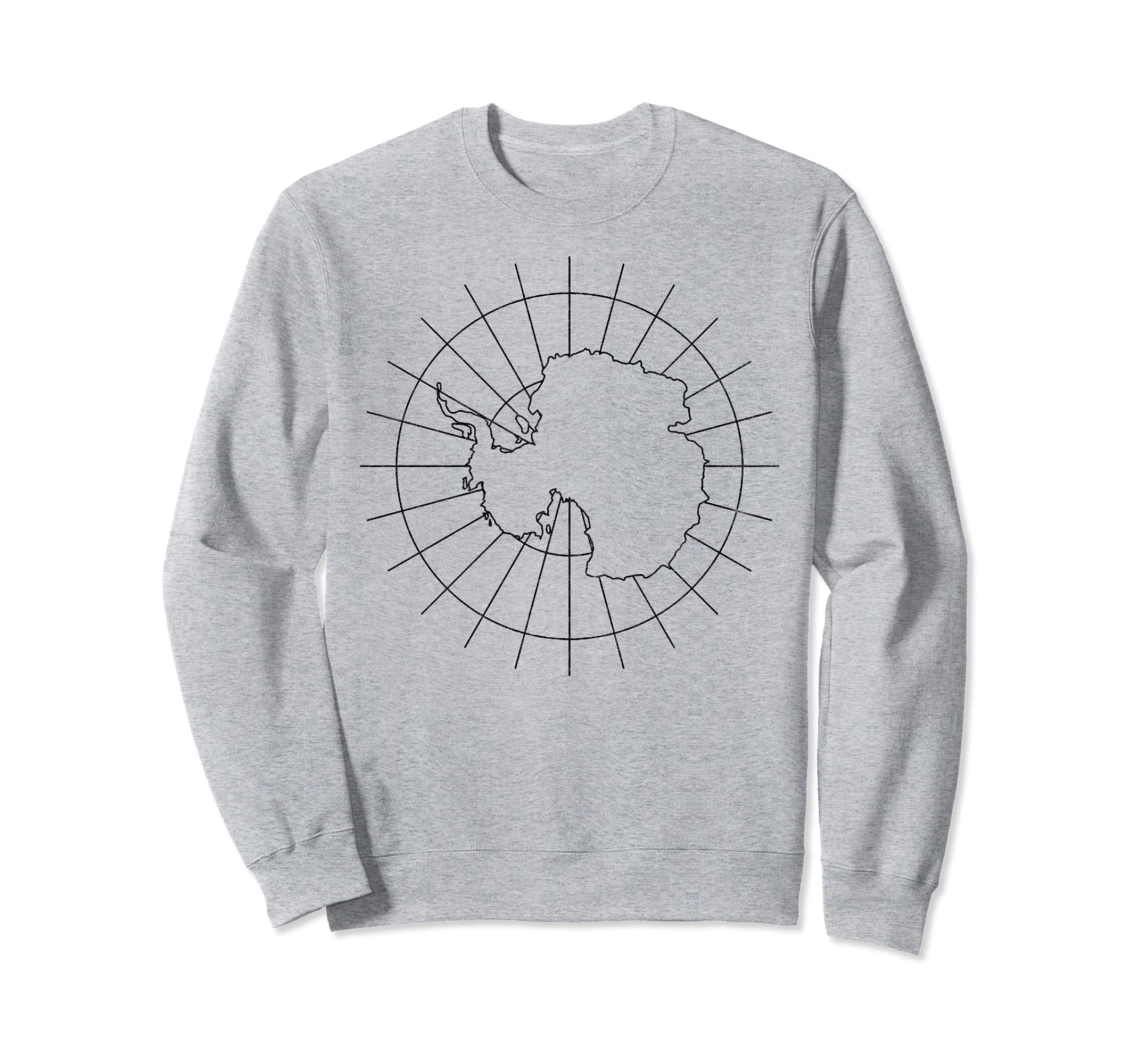 Antarctica Map Minimalist Sweatshirt - Custom Art Print for Adults - T-Shirt, Sweatshirt, Hoodie