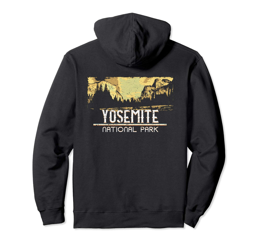 Postcard National Park Yosemite Hoodie - Aesthetic Graphic Men Women - T-Shirt, Sweatshirt, Hoodie