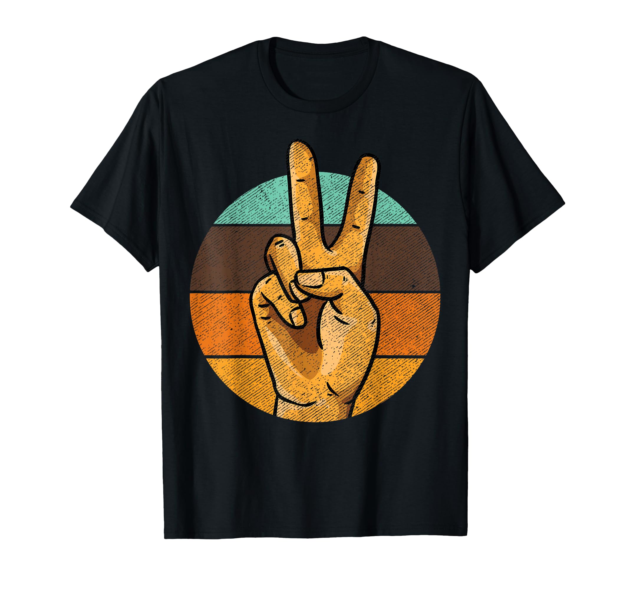 Peace 60S 70S Hippie Gift T-Shirt - Unique Graphic Unisex - T-Shirt, Sweatshirt, Hoodie