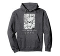 Anime Love Japanese Text Aesthetic Hoodie - Streetwear Style for Adults - T-Shirt, Sweatshirt, Hoodie
