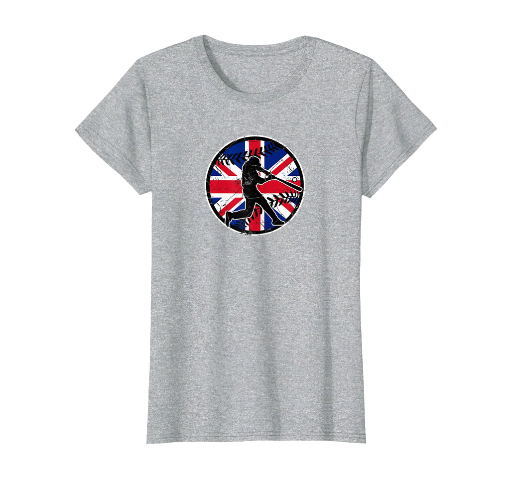 Great Britain Flag Baseball Hitter T-Shirt - Unique Graphic for Adults - T-Shirt, Sweatshirt, Hoodie