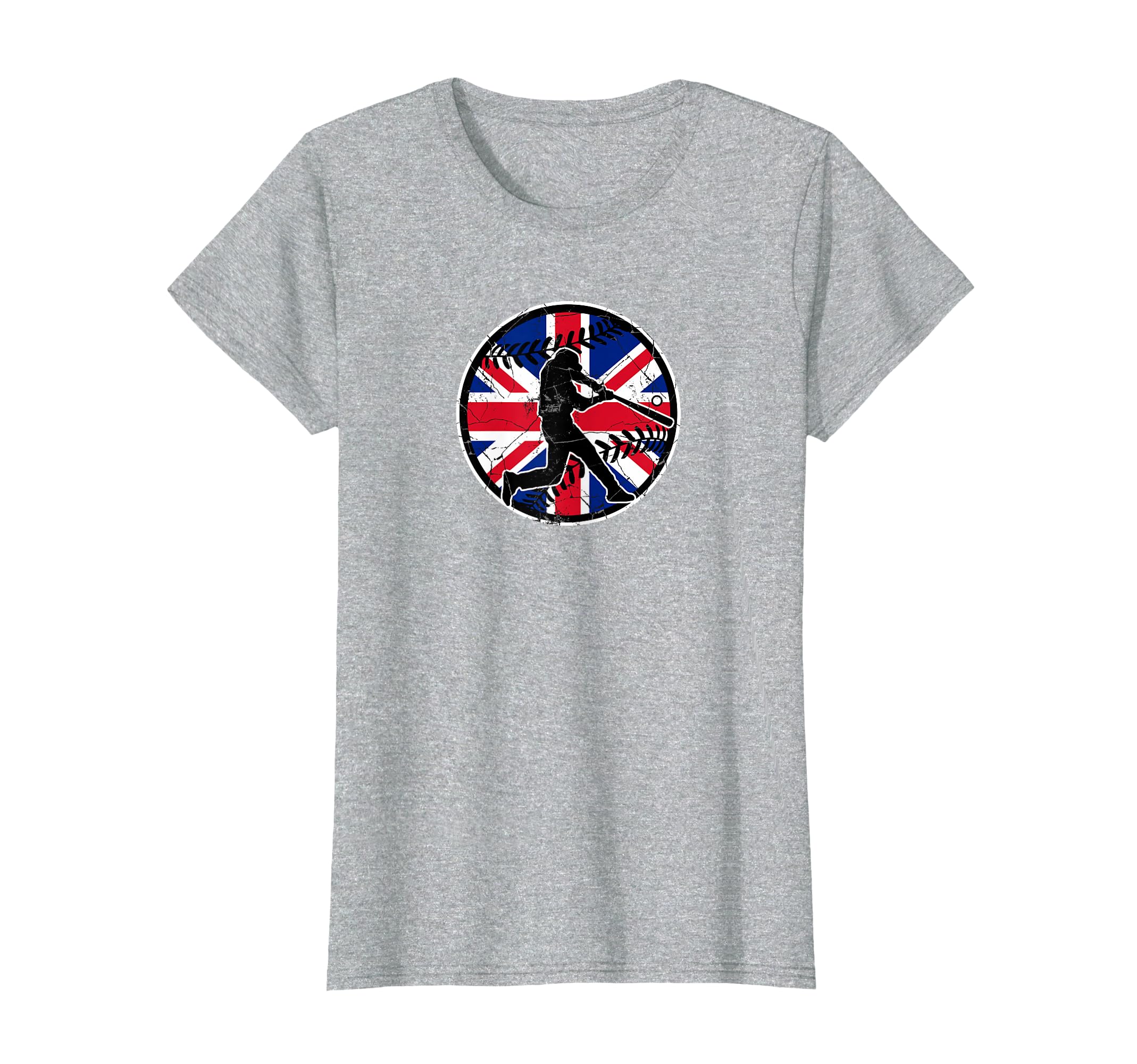 Great Britain Flag Baseball Hitter T-Shirt - Unique Graphic for Adults - T-Shirt, Sweatshirt, Hoodie