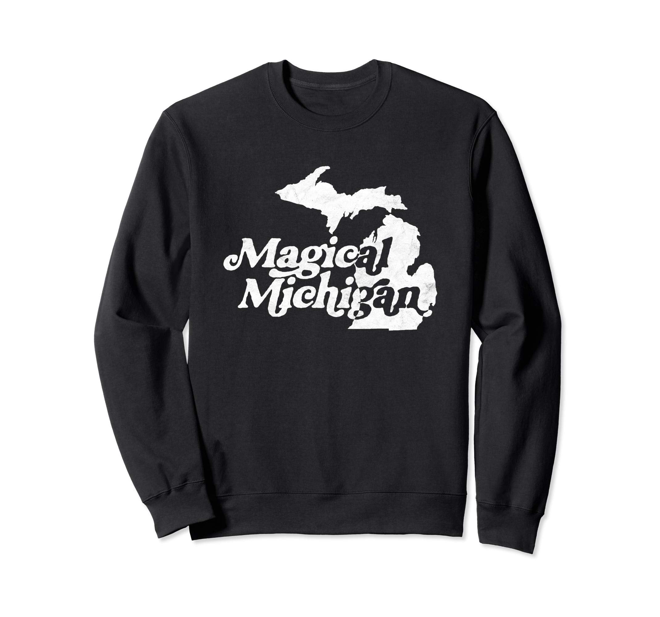 Magical Michigan Minimalist Sweatshirt - Trendy Graphic Men Women - T-Shirt, Sweatshirt, Hoodie