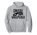 Snake Whisperer Reptile Funny Hoodie - Casual Everyday Wear for Adults - T-Shirt, Sweatshirt, Hoodie