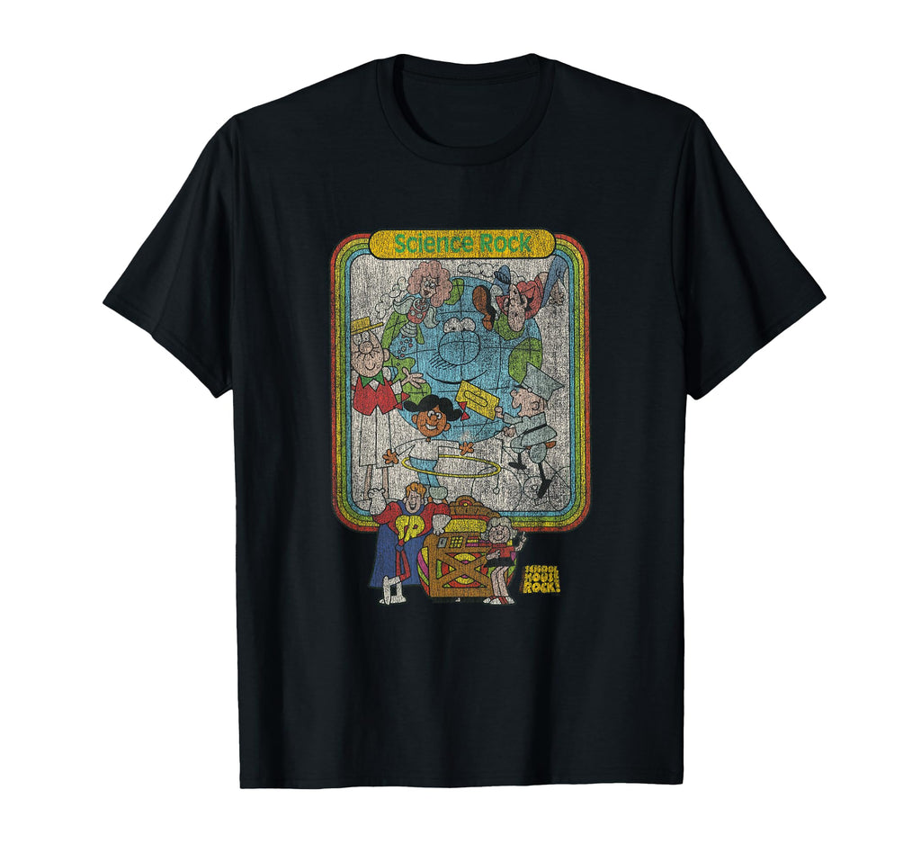 Schoolhouse Rock Science Rock Groovy T-Shirt - Unique Graphic Men Women - T-Shirt, Sweatshirt, Hoodie