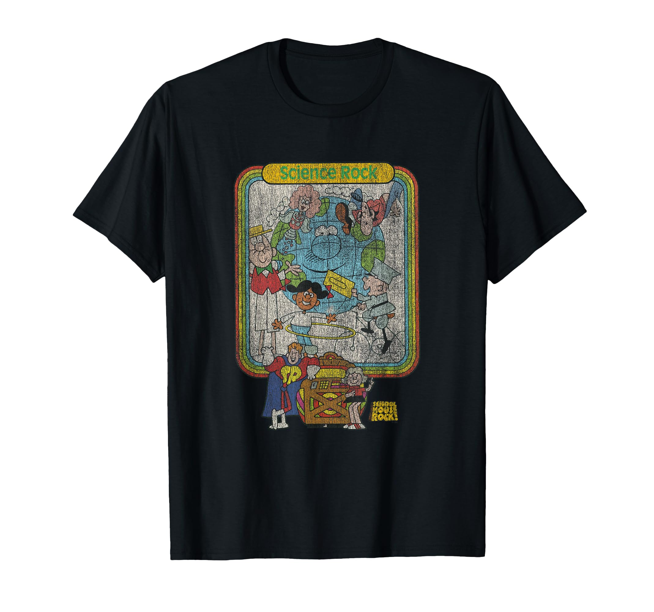 Schoolhouse Rock Science Rock Groovy T-Shirt - Unique Graphic Men Women - T-Shirt, Sweatshirt, Hoodie