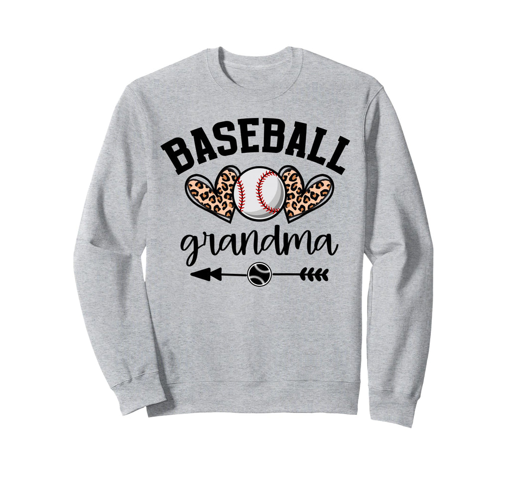 Baseball Grandma Womens Sweatshirt - Fun Novelty Design for Adults - T-Shirt, Sweatshirt, Hoodie