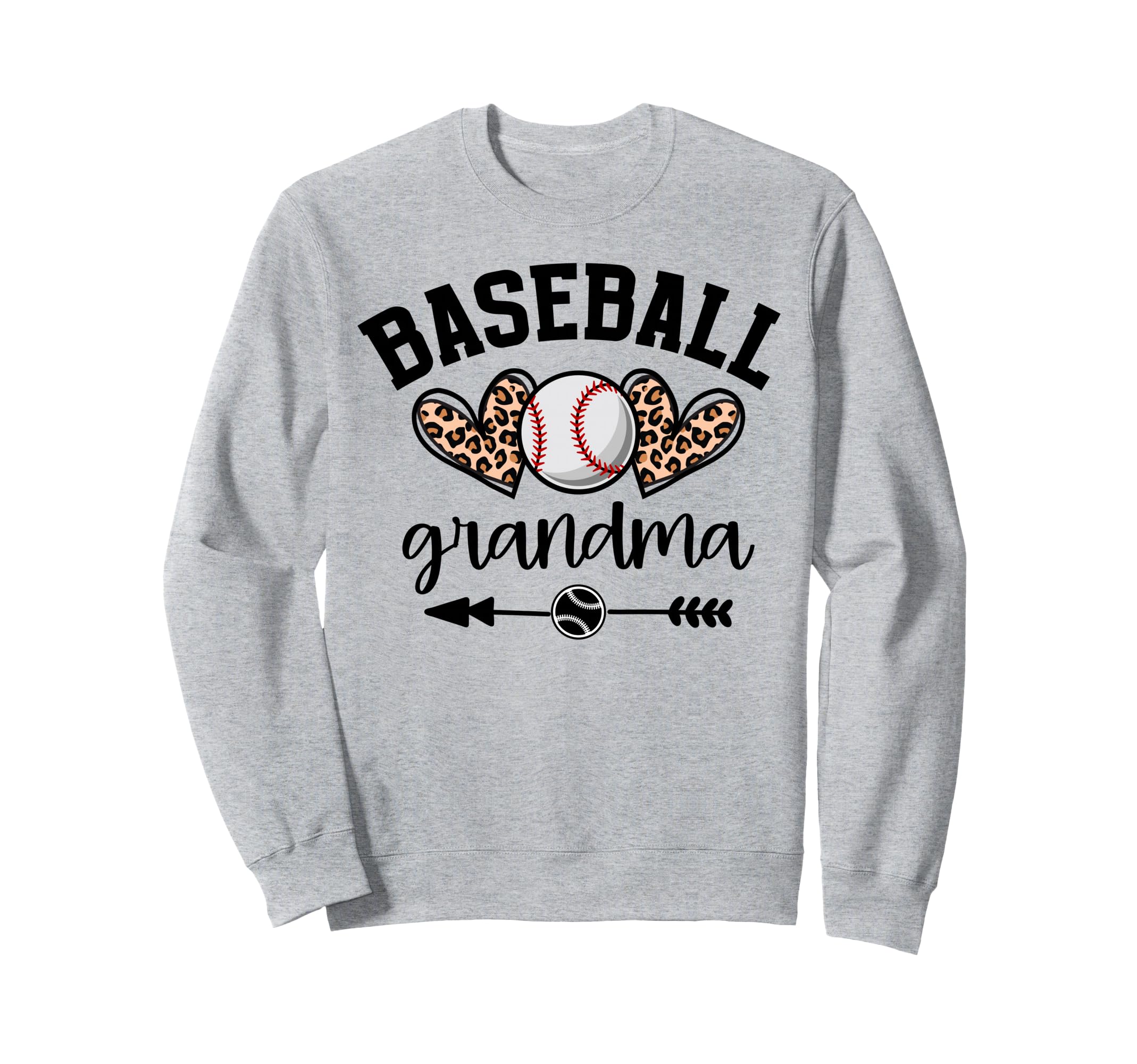 Baseball Grandma Womens Sweatshirt - Fun Novelty Design for Adults - T-Shirt, Sweatshirt, Hoodie