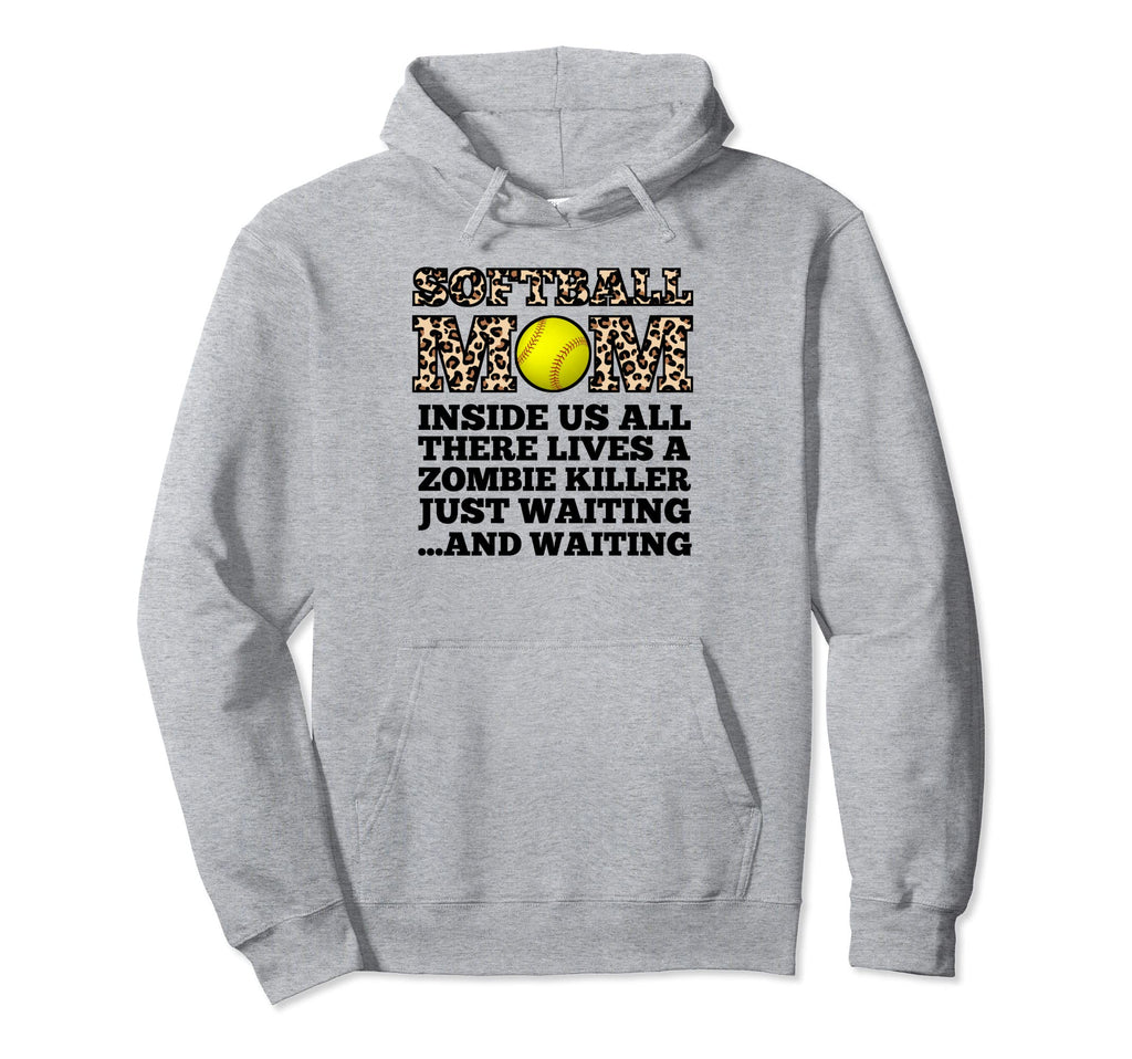 Softball Mom Inside Us All There Lives Hoodie - Unique Graphic Men Women - T-Shirt, Sweatshirt, Hoodie
