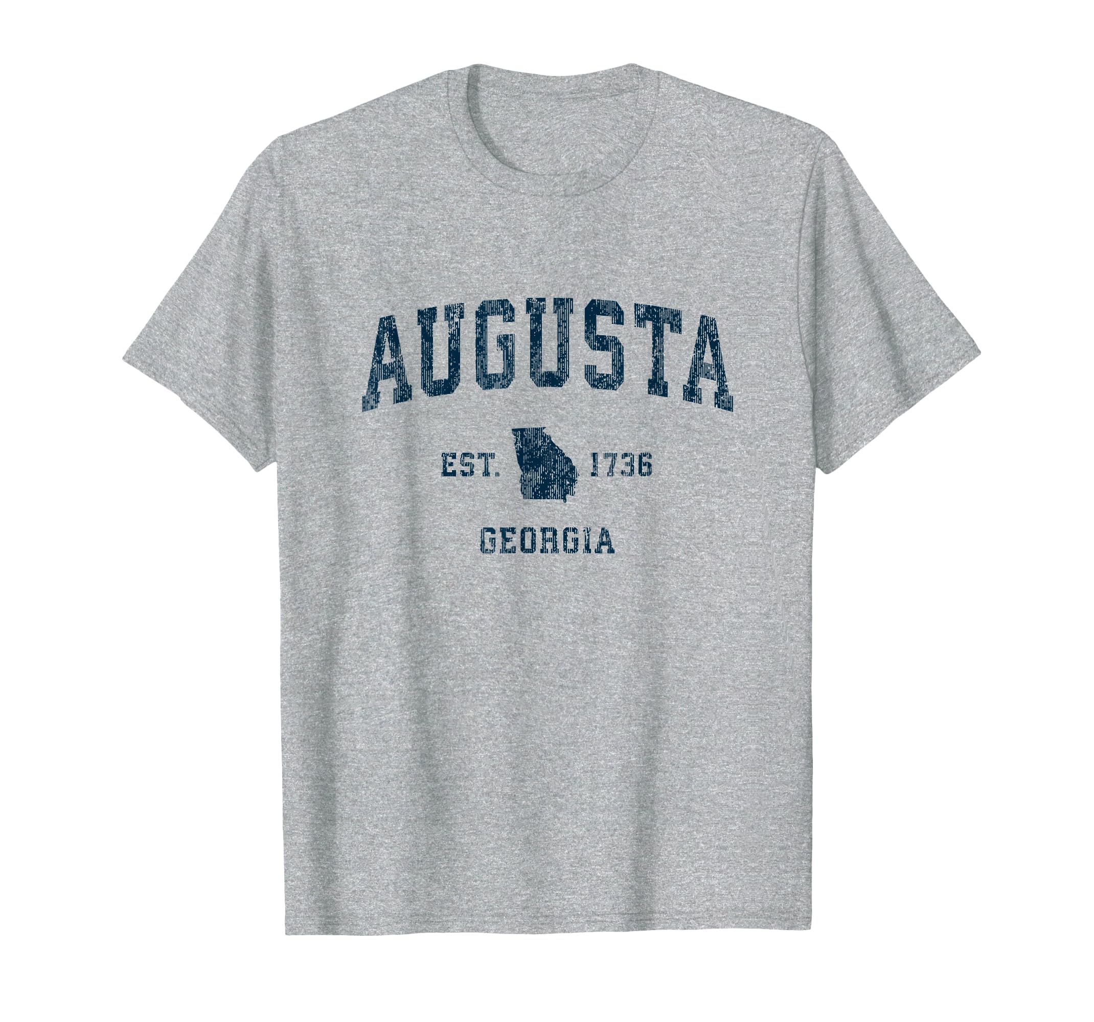 Augusta Georgia Ga Sports Navy T-Shirt - Aesthetic Graphic Men Women - T-Shirt, Sweatshirt, Hoodie