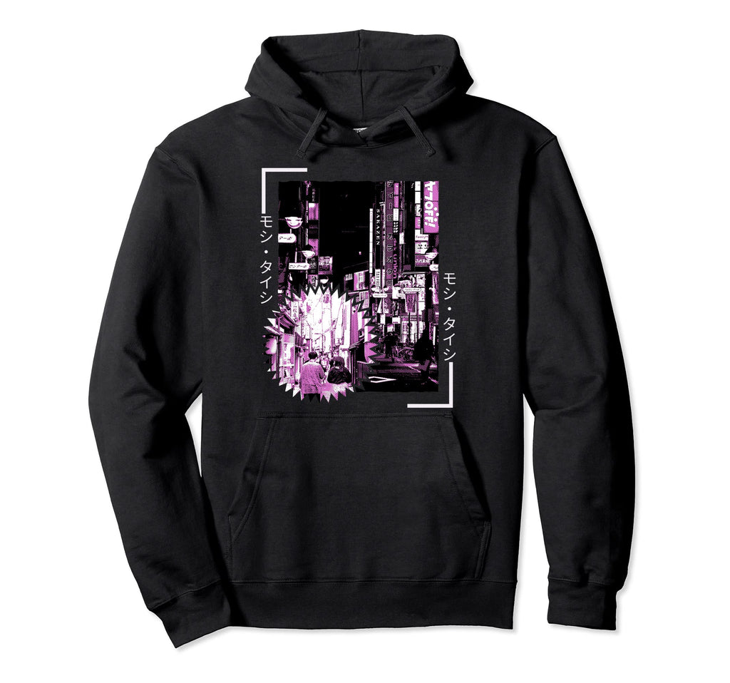 Vaporwave Aesthetic Japan 80S 90S Hoodie - Casual Everyday Wear Unisex - T-Shirt, Sweatshirt, Hoodie