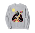 Gorilla Banjo Picker Distressed Sweatshirt - Aesthetic Graphic for Adults - T-Shirt, Sweatshirt, Hoodie
