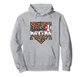 Baseball Mom Leopard Cheetah Hoodie - Novelty Apparel Men Women - T-Shirt, Sweatshirt, Hoodie