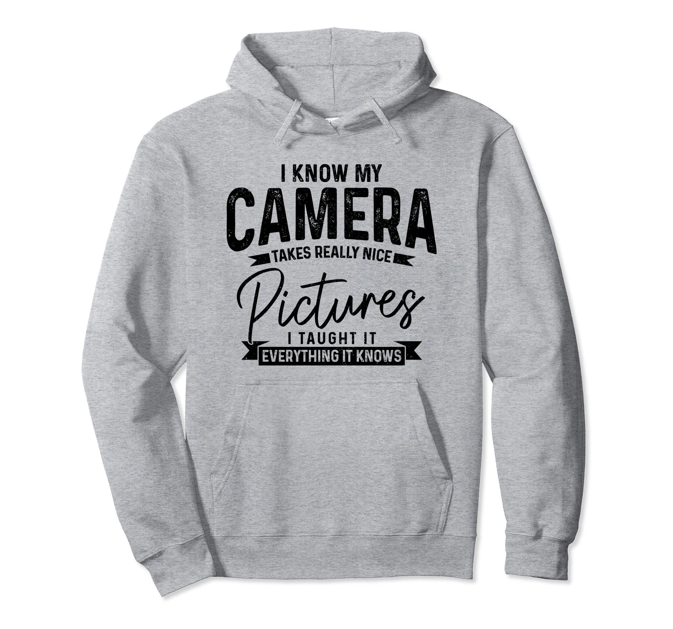 Funny Photographer Camera Funny Hoodie - Custom Art Print Unisex - T-Shirt, Sweatshirt, Hoodie