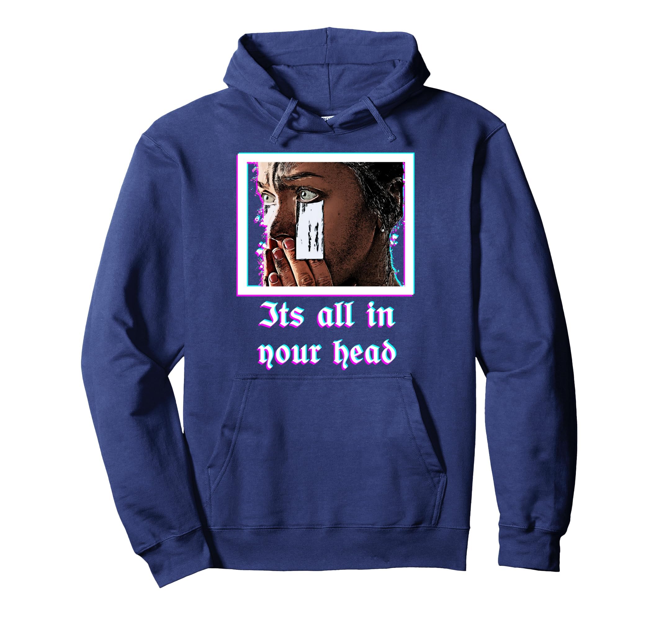 Tears Aesthetic Sad Vaporwave Hoodie - Unique Graphic Men Women - T-Shirt, Sweatshirt, Hoodie