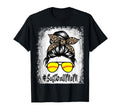 Bleached Softball Mom Life Leopard And T-Shirt - Streetwear Style Unisex - T-Shirt, Sweatshirt, Hoodie