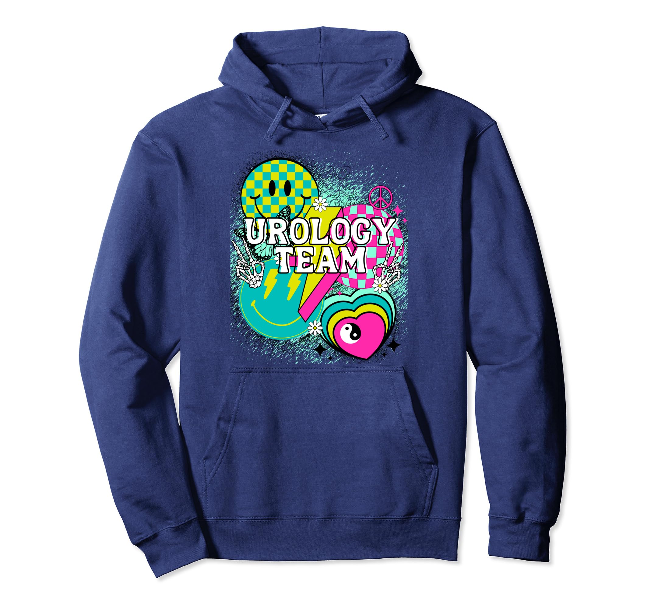 Urology Team Nurse Doctor Happy Y2K Hoodie - Minimalist Print Men Women - T-Shirt, Sweatshirt, Hoodie