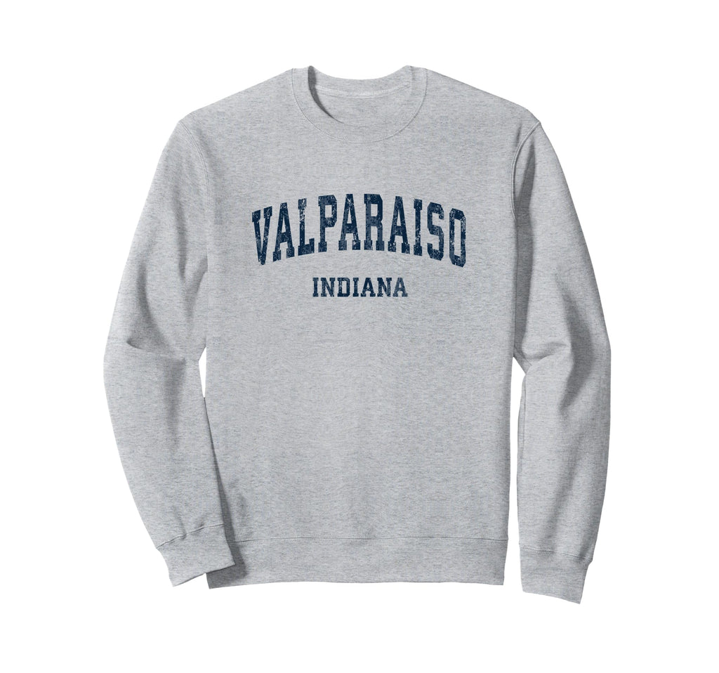 Valparaiso Indiana Varsity Sports Sweatshirt - Minimalist Print for Adults - T-Shirt, Sweatshirt, Hoodie