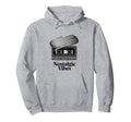 Cassette Tape Nostalgic Vibes Hoodie - Fun Novelty Design for Adults - T-Shirt, Sweatshirt, Hoodie