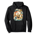 Cat Ramen Aesthetic Japanese Hoodie - Aesthetic Graphic for Adults - T-Shirt, Sweatshirt, Hoodie