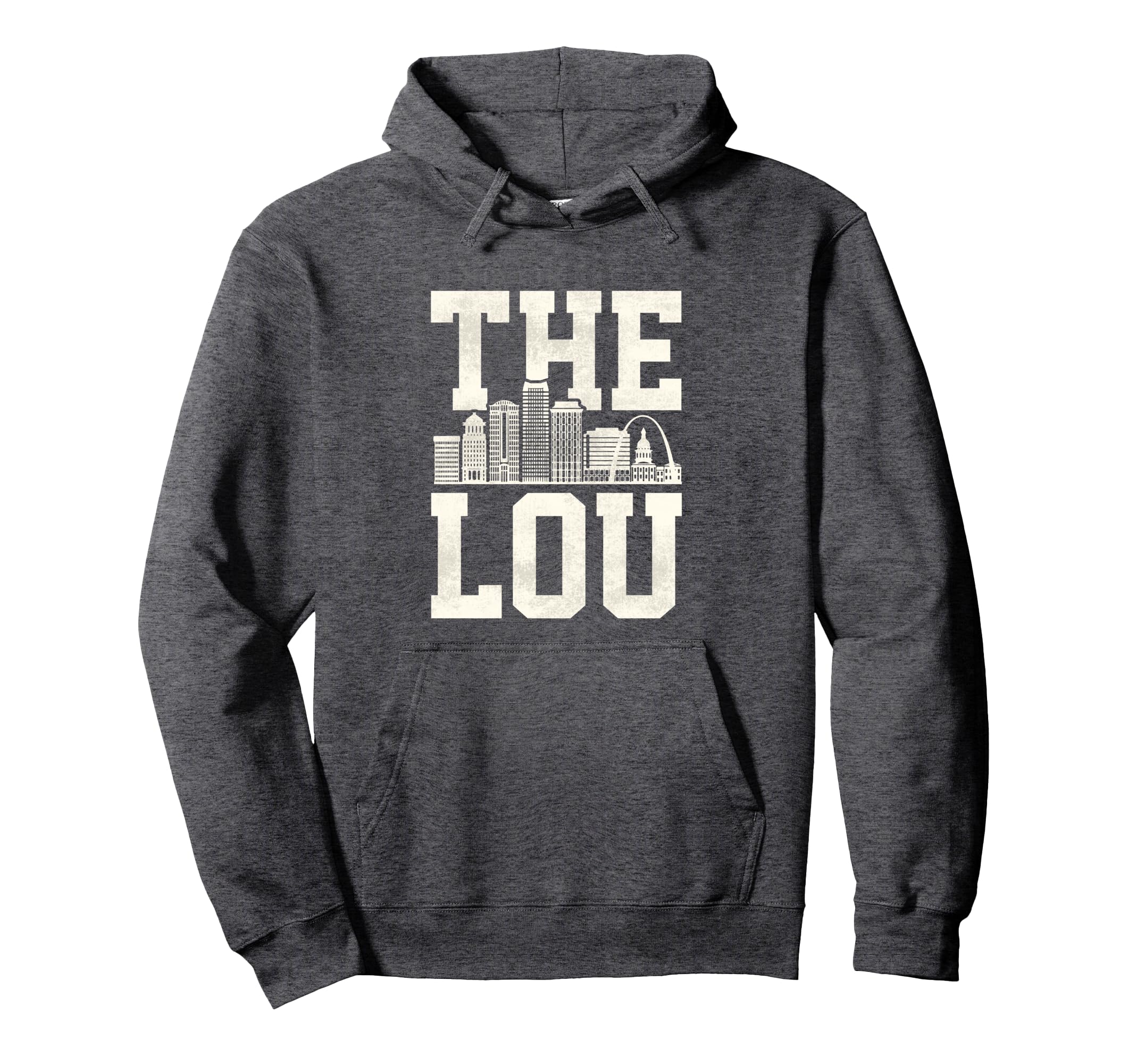 Lou Saint Louis Resident Pride Hoodie - Minimalist Print for Adults - T-Shirt, Sweatshirt, Hoodie
