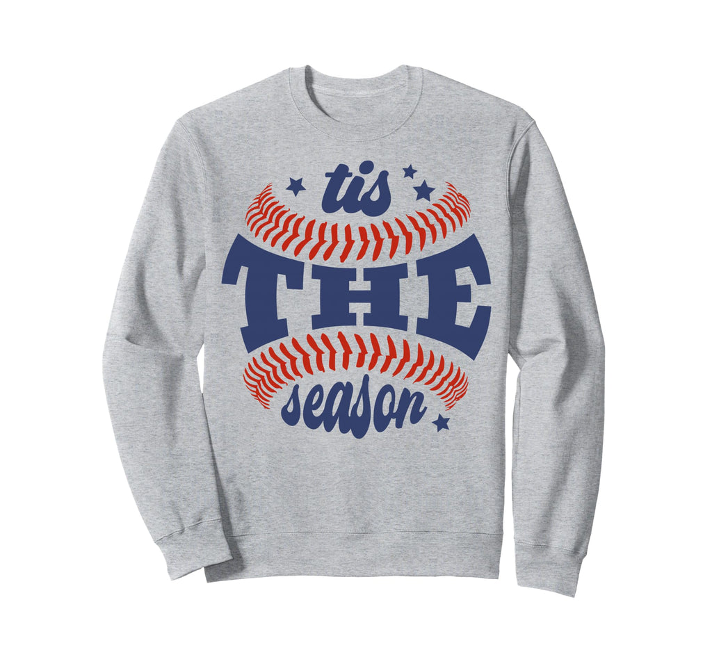 Tis Season Baseball Mom Sweatshirt - Streetwear Style Men Women - T-Shirt, Sweatshirt, Hoodie
