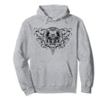 Skeleton Fairy Wings Dark Grunge Hoodie - Aesthetic Graphic for Adults - T-Shirt, Sweatshirt, Hoodie