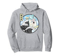 Surfing Milk Carton Kanagawa Wave Hoodie - Unique Graphic Men Women - T-Shirt, Sweatshirt, Hoodie