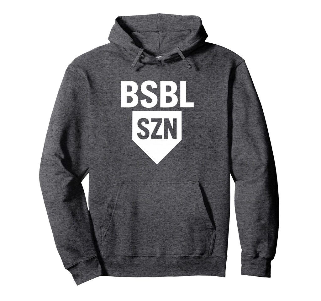 Bsbl Szn Baseball Season Hoodie - Fun Novelty Design for Adults - T-Shirt, Sweatshirt, Hoodie