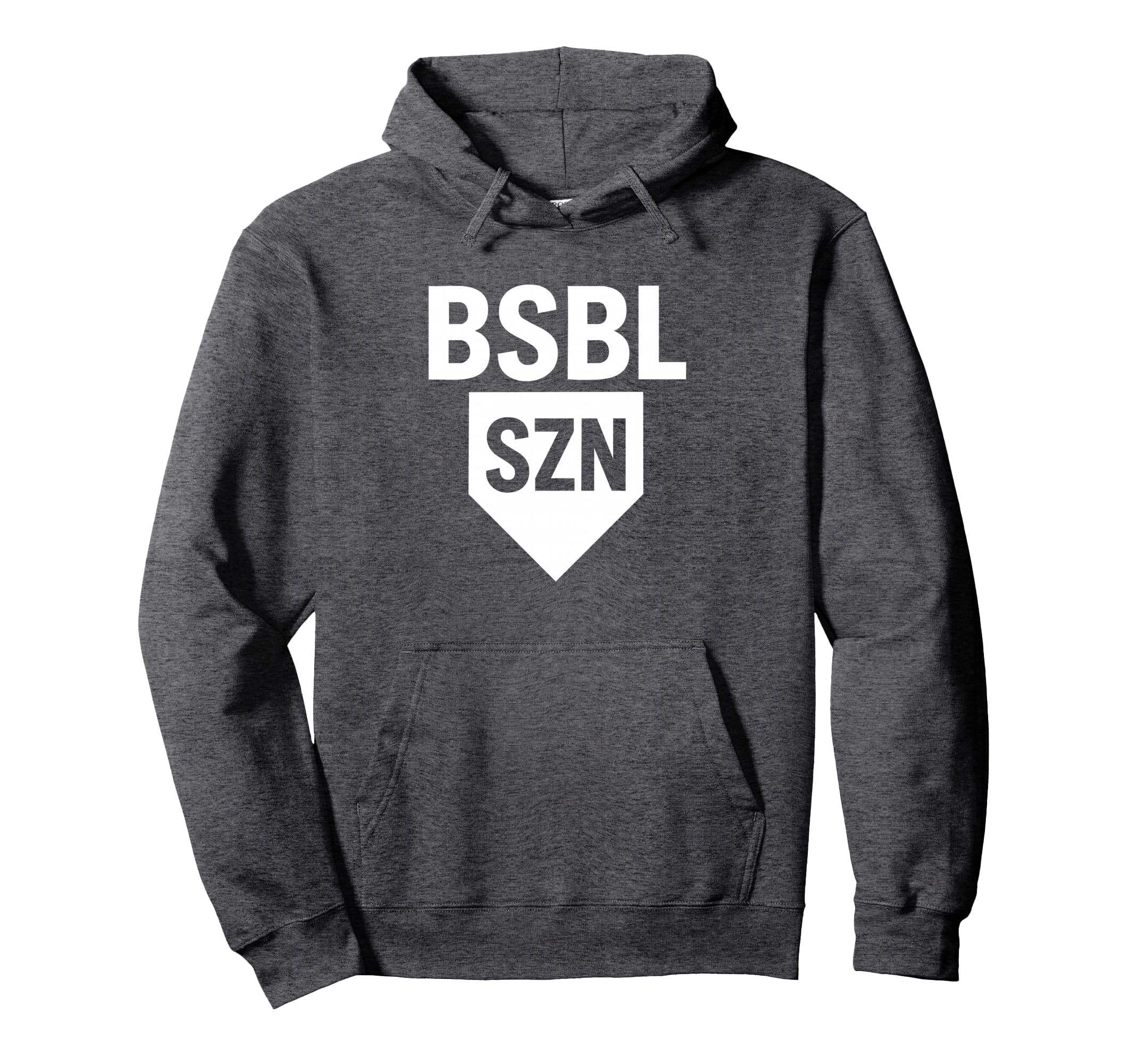 Bsbl Szn Baseball Season Hoodie - Fun Novelty Design for Adults - T-Shirt, Sweatshirt, Hoodie