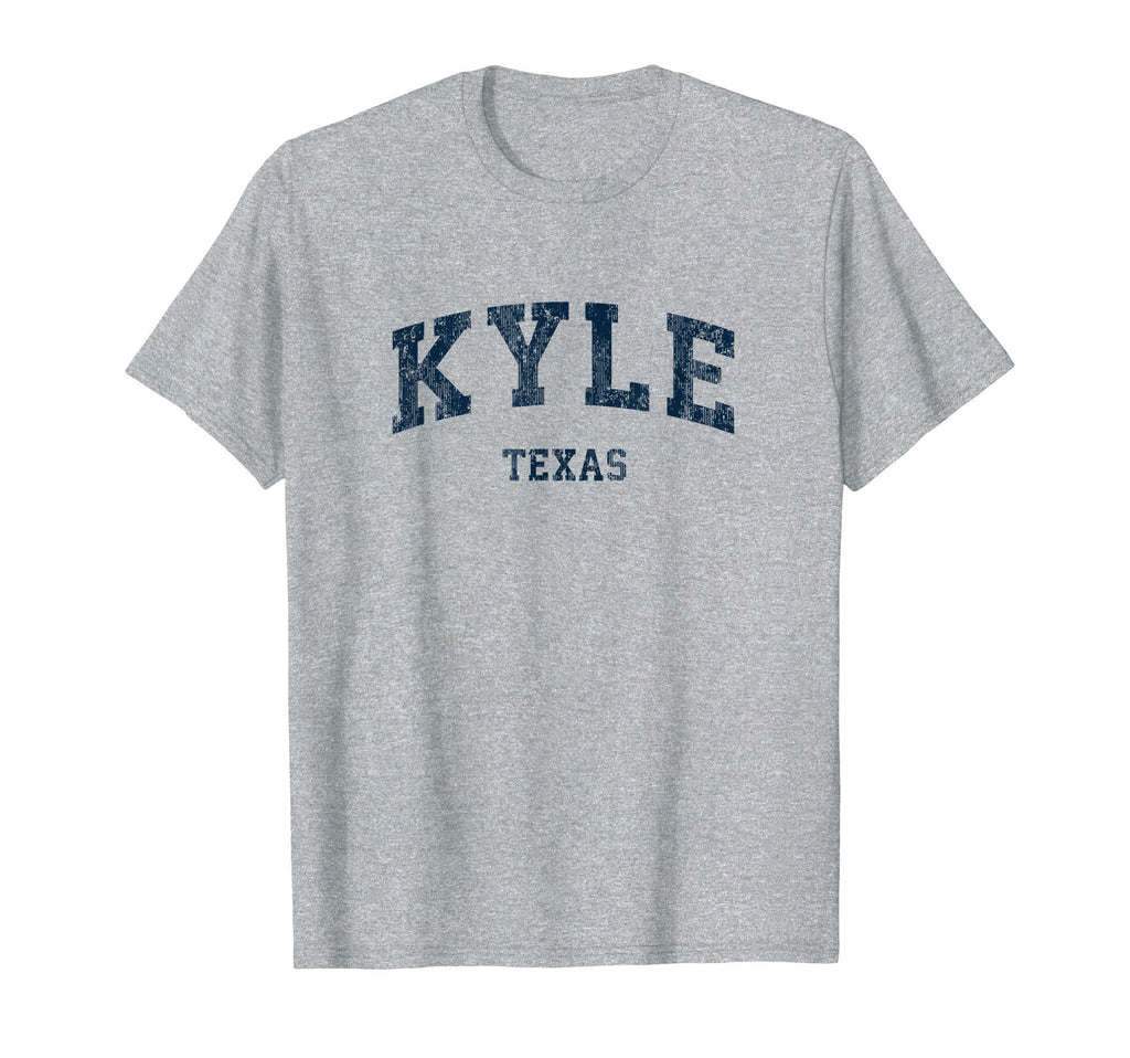 Kyle Texas Tx Varsity Sports Navy T-Shirt - Trendy Graphic Unisex - T-Shirt, Sweatshirt, Hoodie