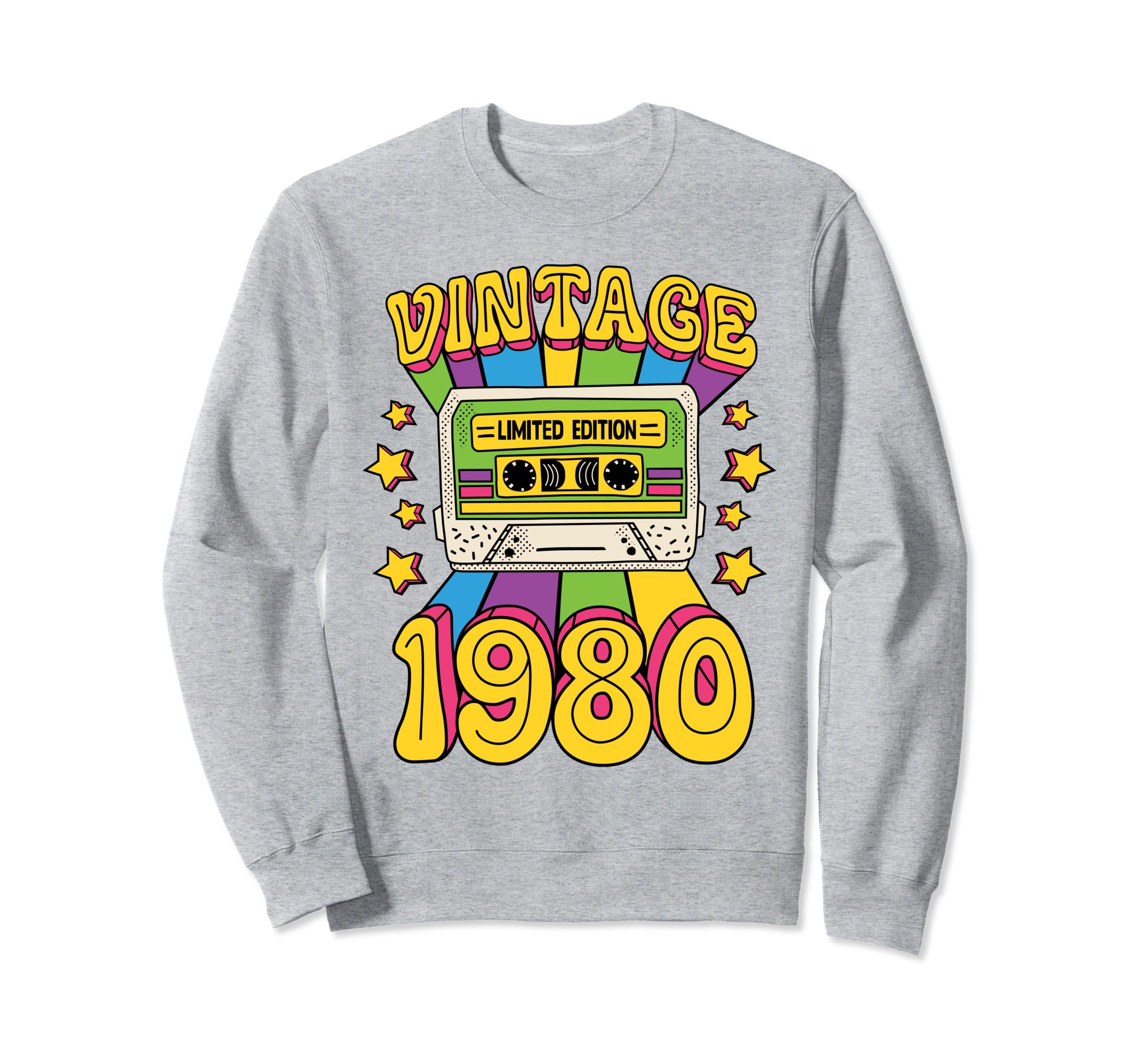 1980 80S Music Mixtape Cassette Sweatshirt - Aesthetic Graphic Men Women - T-Shirt, Sweatshirt, Hoodie