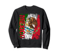Mexico Flag Big Mexican Flag Sweatshirt - Novelty Apparel for Adults - T-Shirt, Sweatshirt, Hoodie