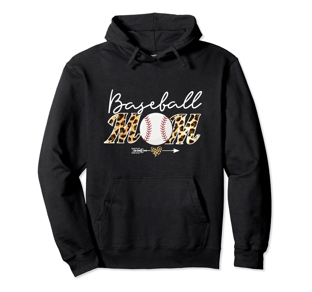 Baseball Mom Hoodie - Novelty Apparel Unisex - T-Shirt, Sweatshirt, Hoodie