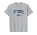 Villages Florida Fl Varsity Sports Navy T-Shirt - Custom Art Print Unisex - T-Shirt, Sweatshirt, Hoodie