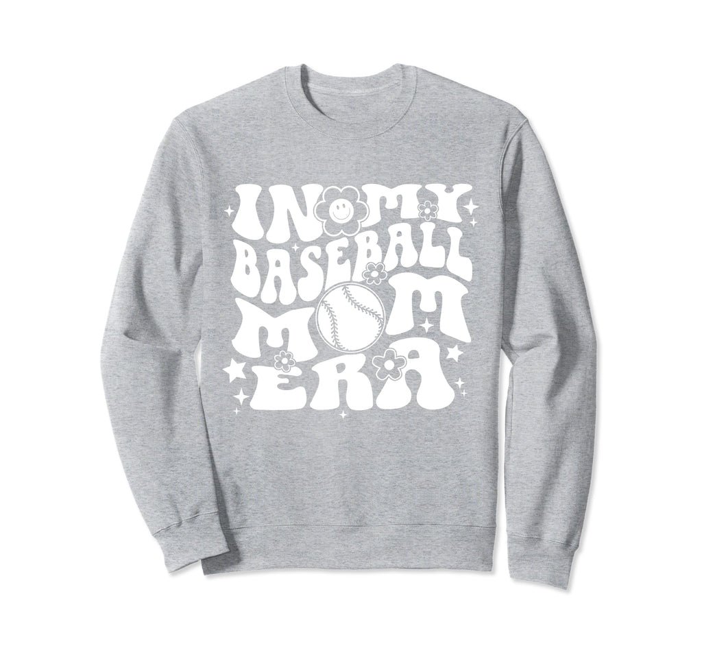 My Baseball Mom Era Baseball Mama Sweatshirt - Custom Art Print Unisex - T-Shirt, Sweatshirt, Hoodie